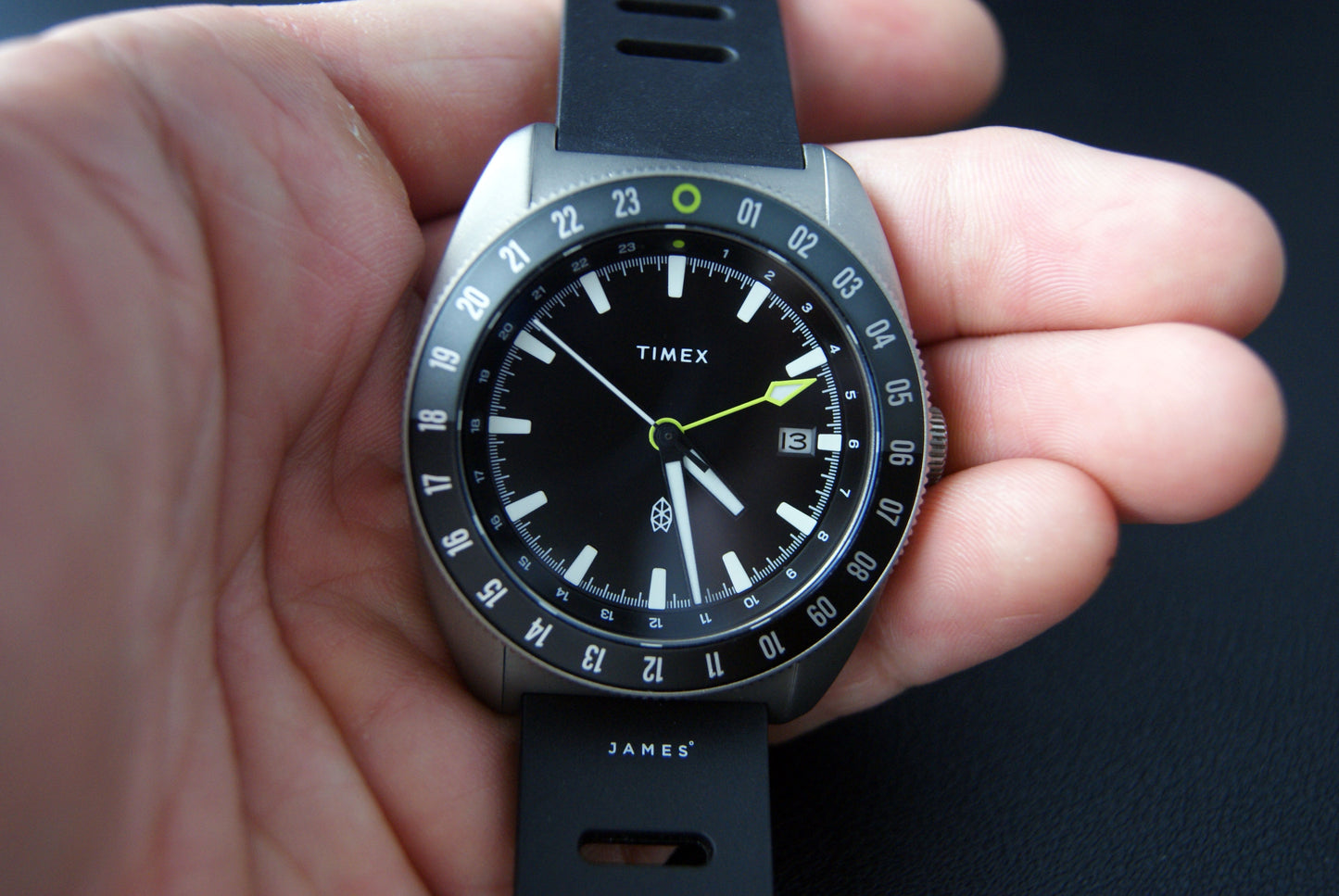 James Brand x TIMEX Titanium GMT Watch