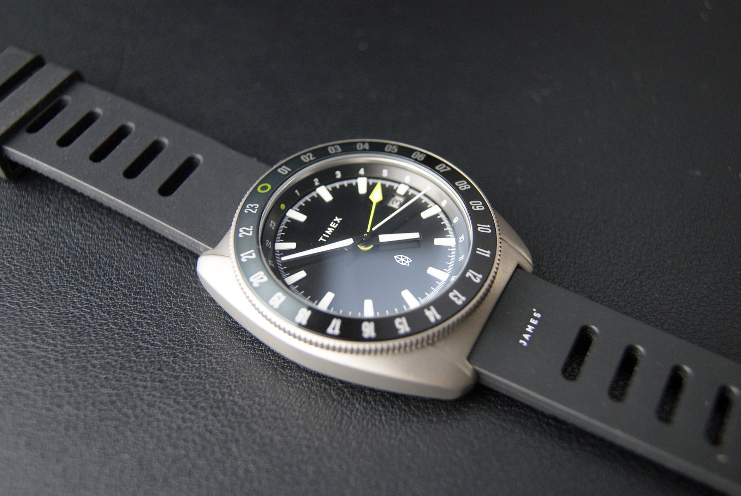 James Brand x TIMEX Titanium GMT Watch